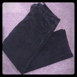 Eddie Bauer velour bootcut pants